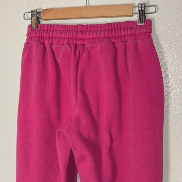 Fabletics Sweatpants Women's size XS Eco Go-To Classic In Dark Fuchsia Pink - Picture 15 of 16